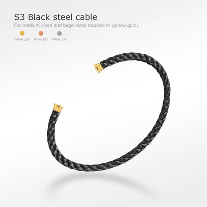 [⭐Hyrra Jewelry]FORCE SERIES BRACELET CABLES 50 CHOICES (DIY SELECTION)