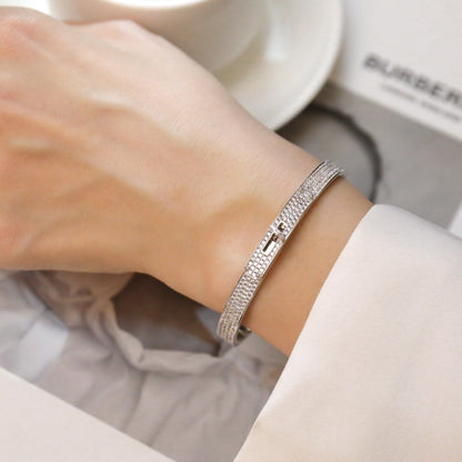 [⭐Hyrra Jewelry]KELLY BRACELET DIAMOND PAVED