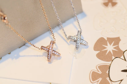 [⭐Hyrra Jewelry]JEUX DE DIAMOND NECKLACE
