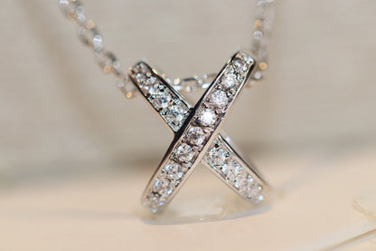 [⭐Hyrra Jewelry]JEUX DE DIAMOND NECKLACE