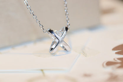 [⭐Hyrra Jewelry]JEUX DE DIAMOND NECKLACE
