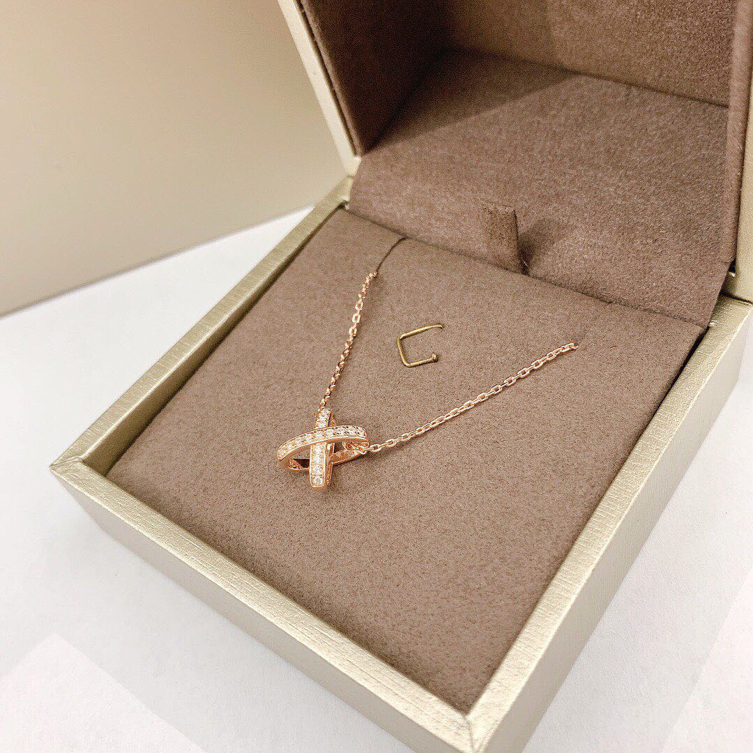 [⭐Hyrra Jewelry]JEUX DE DIAMOND NECKLACE