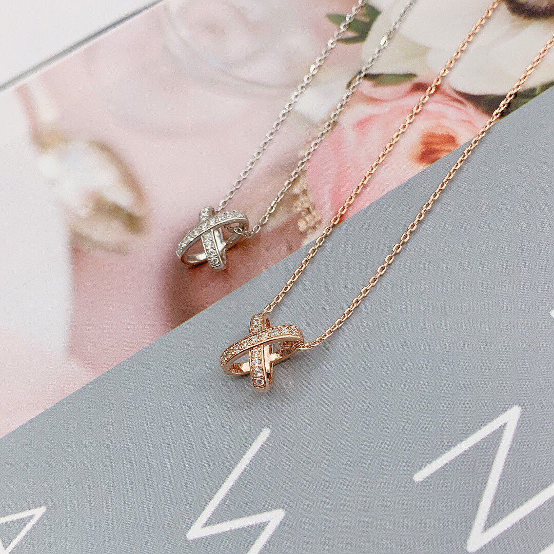 [⭐Hyrra Jewelry]JEUX DE DIAMOND NECKLACE