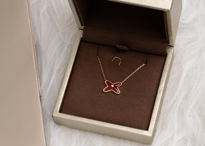 [⭐Hyrra Jewelry]JEUX DE NECKLACE 1 DIAMOND