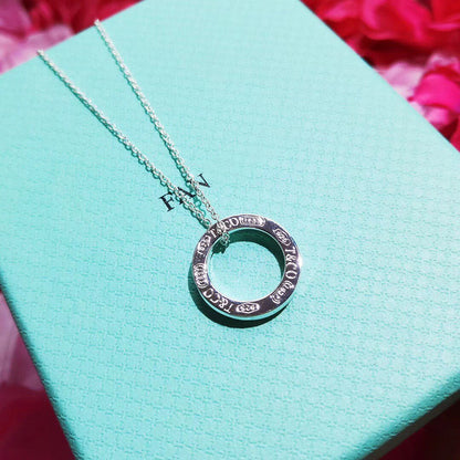[Hyrra Jewelry]SINGLE RING NECKLACE CHAIN LENGTH
