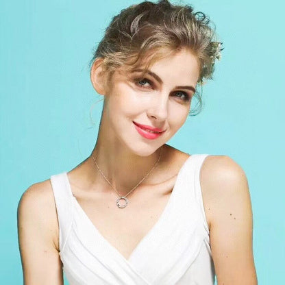 [Hyrra Jewelry]SINGLE RING NECKLACE CHAIN LENGTH