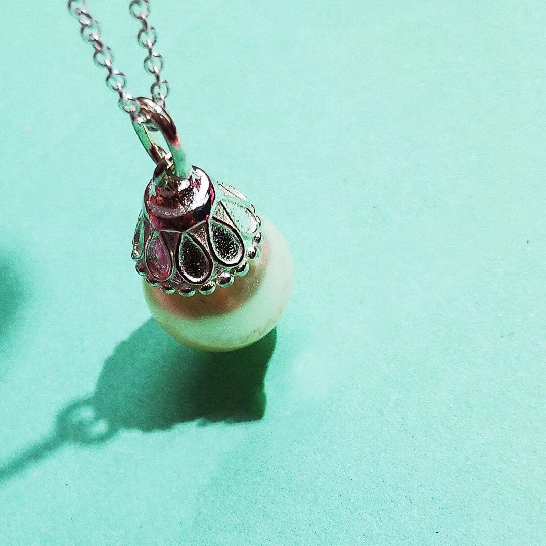 [Hyrra Jewelry]PEARL PENDANT GATSBY ZIEGFELD PEARL SILVER NECKLACE