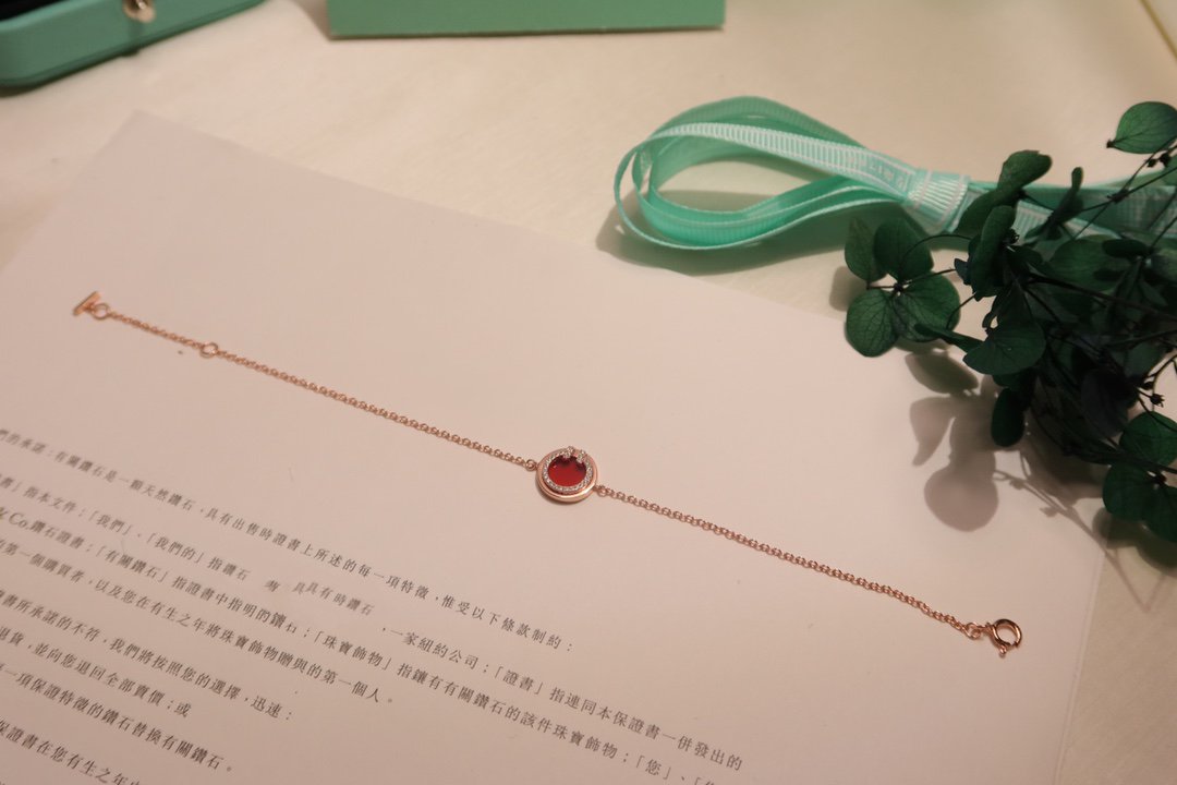[Hyrra Jewelry]DIAMOND CIRCLE PINK GOLD BRACELET