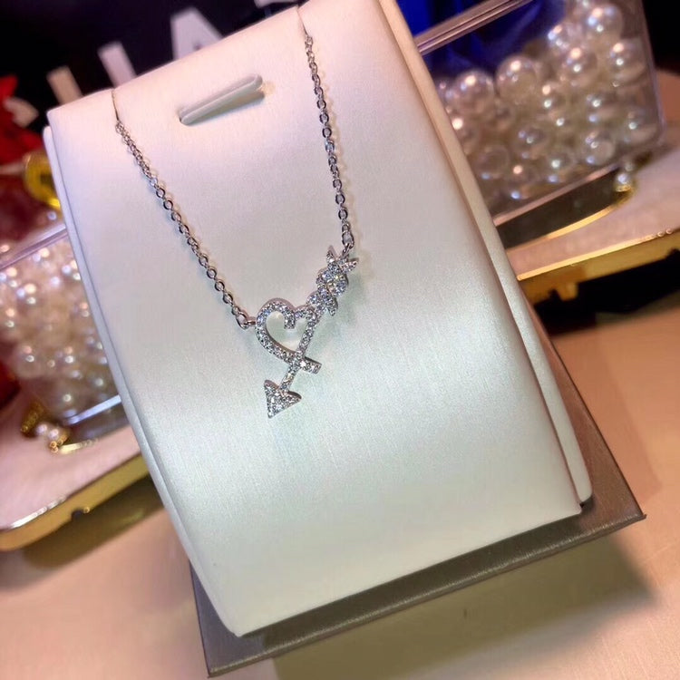 [Hyrra Jewelry]COLGANTE HEART & ARROW NECKLACE