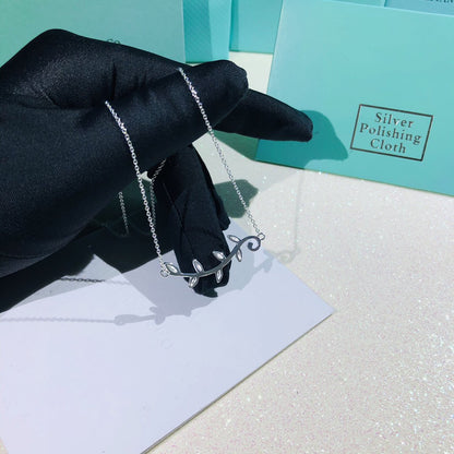 [Hyrra Jewelry]PALOMA PICASSO STERLING SILVER OLIVE BRANCH NECKLACE