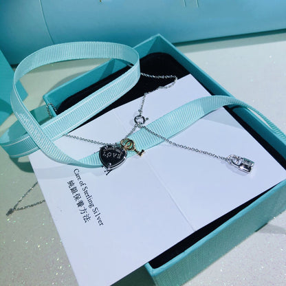 [Hyrra Jewelry]LOVE HEART TAG KEY NECKLACE