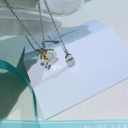 [Hyrra Jewelry]LOVE HEART TAG KEY NECKLACE
