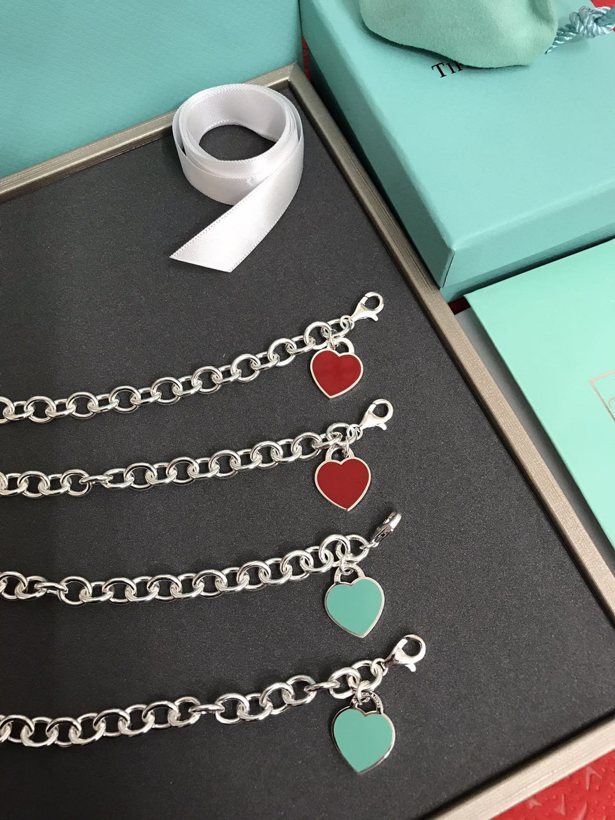[Hyrra Jewelry]HEART TAG BRACELET SILVER MEDIUM