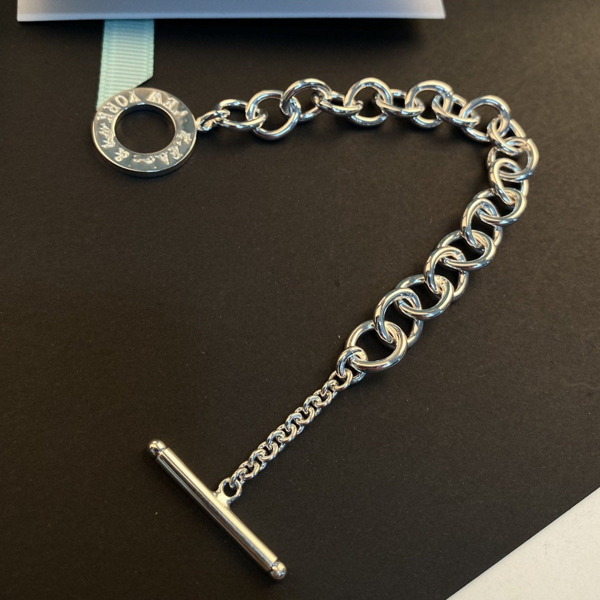 [Hyrra Jewelry]TOGGLE TAG BRACELET SILVER