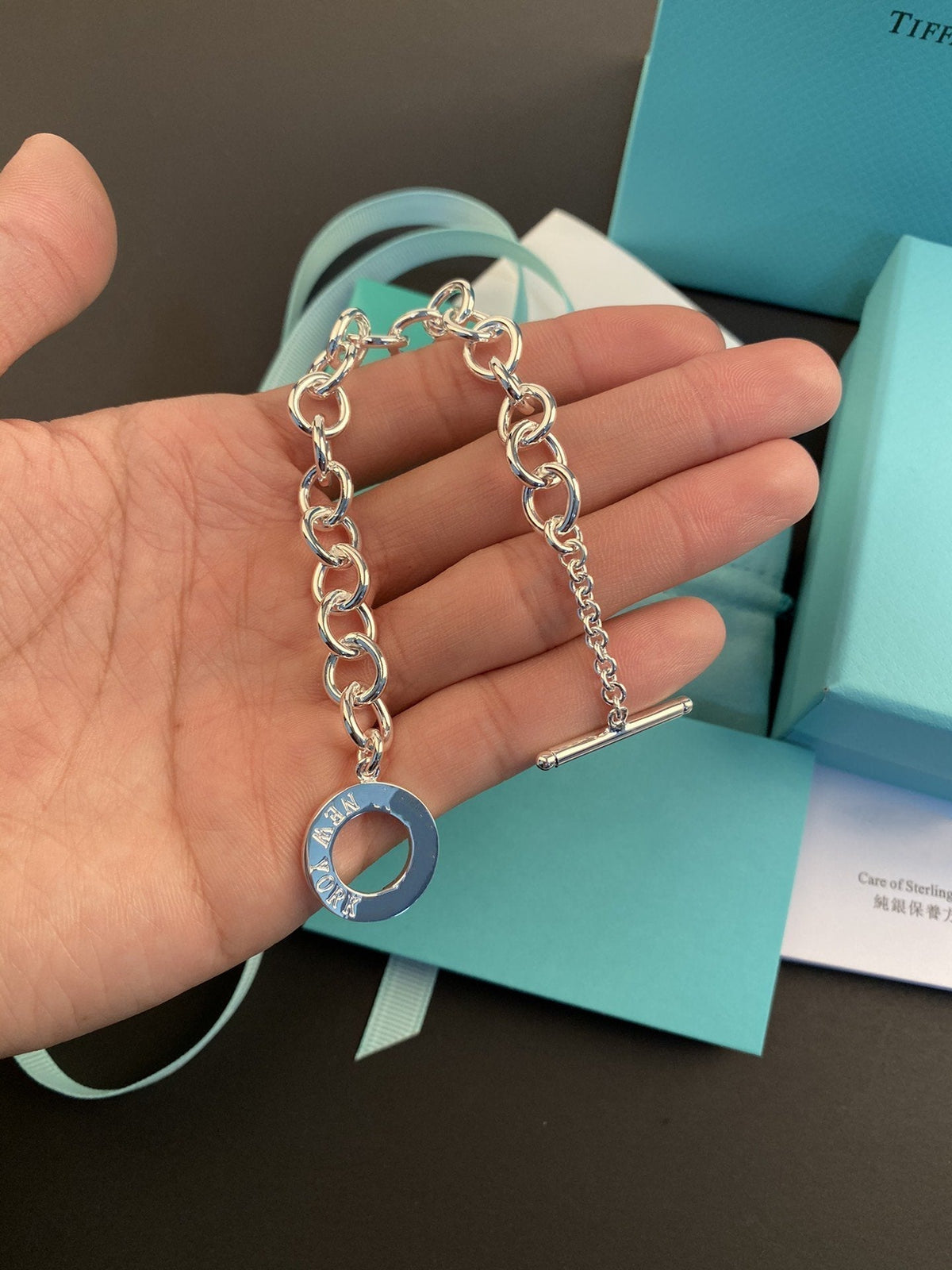 [Hyrra Jewelry]TOGGLE TAG BRACELET SILVER