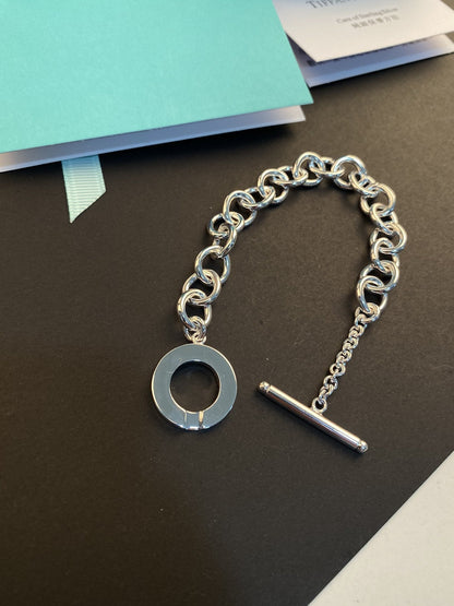 [Hyrra Jewelry]TOGGLE TAG BRACELET SILVER