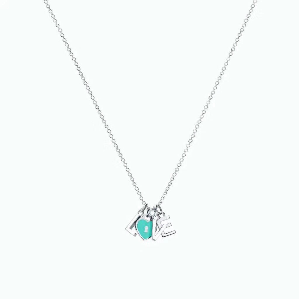 [Hyrra Jewelry]COLLAR LOVE PLATA NECKLACE