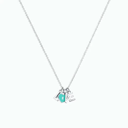 [Hyrra Jewelry]COLLAR LOVE PLATA NECKLACE