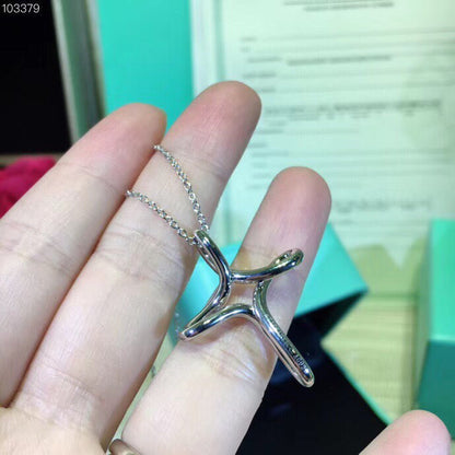 [Hyrra Jewelry]CROSS NECKLACE STERLING SILVER MATERIAL