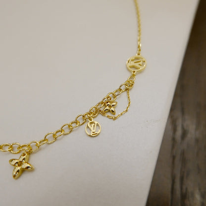 [⭐Hyrra Jewelry]BLOOMING SUPPLE NECKLACE BRASS