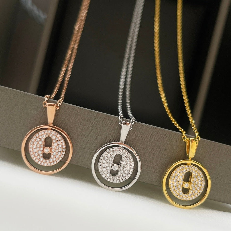 [⭐Hyrra Jewelry]Demo MOVER PM PAVED NECKLACE