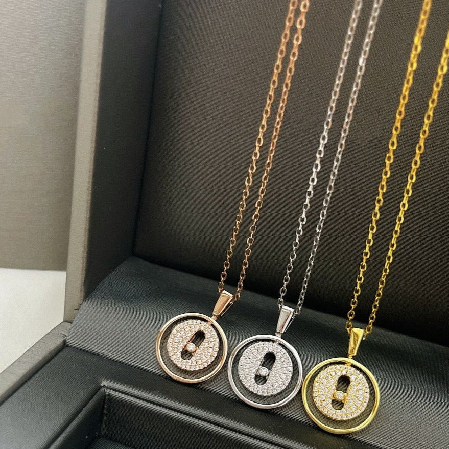 [⭐Hyrra Jewelry]Demo MOVER PM PAVED NECKLACE