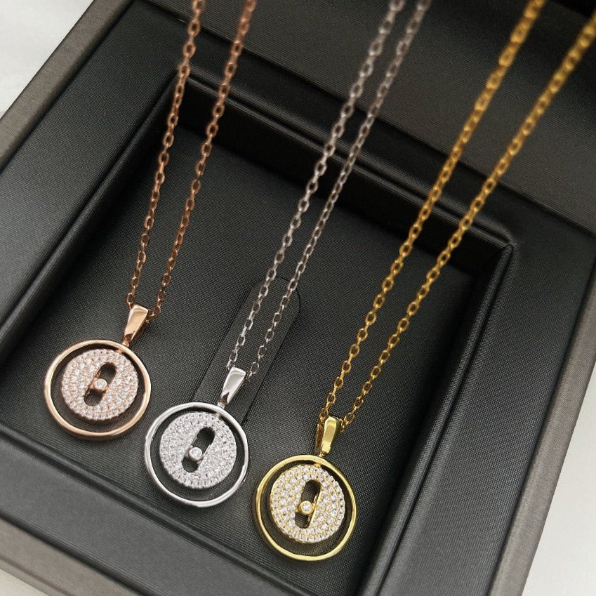 [⭐Hyrra Jewelry]Demo MOVER PM PAVED NECKLACE
