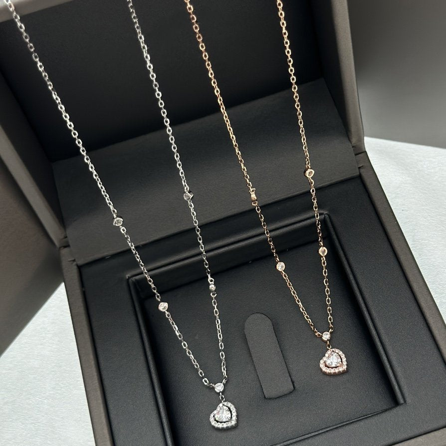 [⭐Hyrra Jewelry]JOY HEART DIAMOND NECKLACE