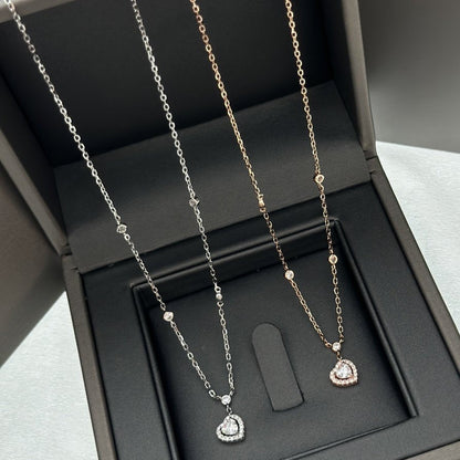 [⭐Hyrra Jewelry]JOY HEART DIAMOND NECKLACE
