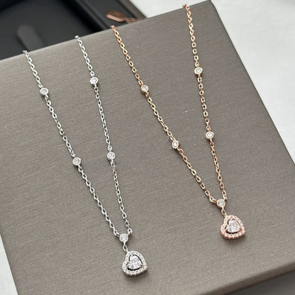 [⭐Hyrra Jewelry]JOY HEART DIAMOND NECKLACE