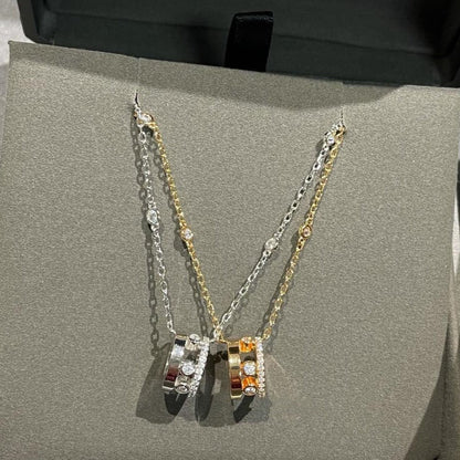 [⭐Hyrra Jewelry]CHAIN MOVE ROMANE PEDAND NECKLACE