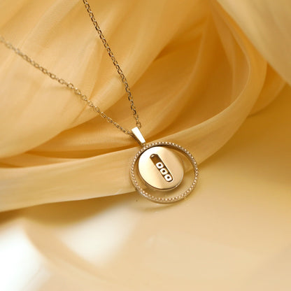 [⭐Hyrra Jewelry]Demo MOVE MM SILVER DIAMOND NECKLACE