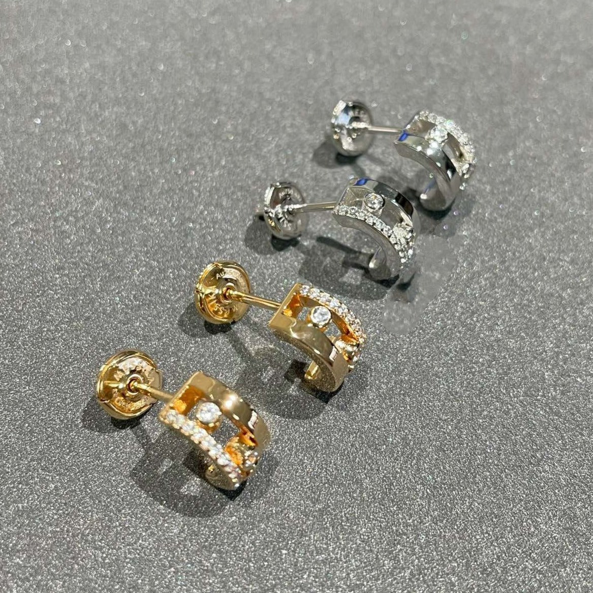 [⭐Hyrra Jewelry]MOVE ROMANE EARRINGS DIAMOND