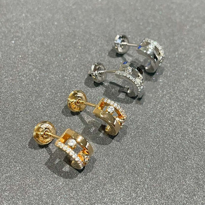 [⭐Hyrra Jewelry]MOVE ROMANE EARRINGS DIAMOND