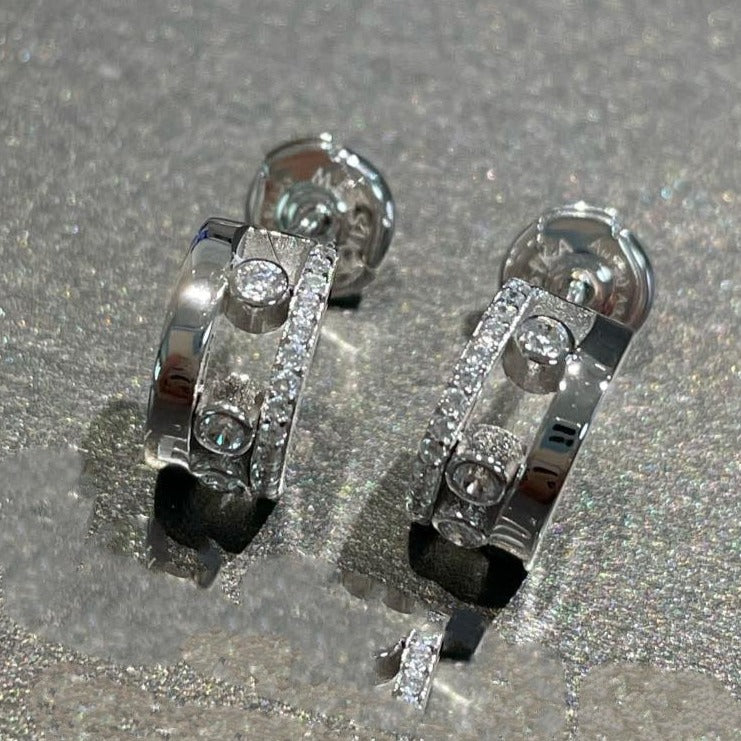 [⭐Hyrra Jewelry]MOVE ROMANE EARRINGS DIAMOND
