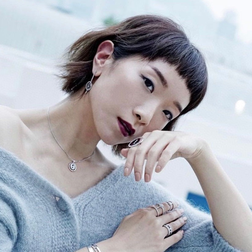 [⭐Hyrra Jewelry]Demo MOVE ARROW PINK GOLD DIAMOND EARRINGS