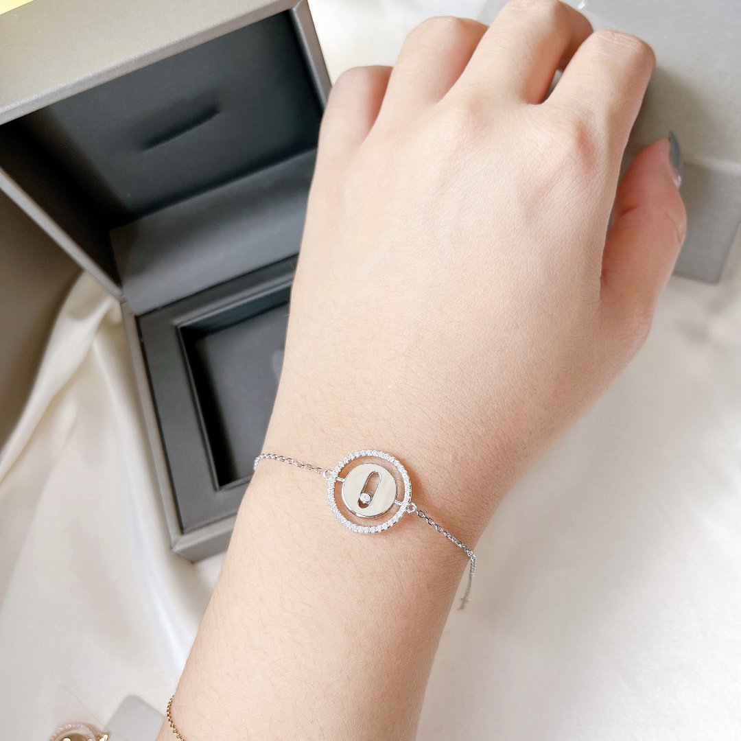[⭐Hyrra Jewelry]Demo MOVE PAVED DIAMOND BRACELET