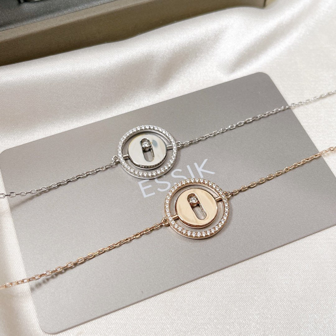 [⭐Hyrra Jewelry]Demo MOVE PAVED DIAMOND BRACELET