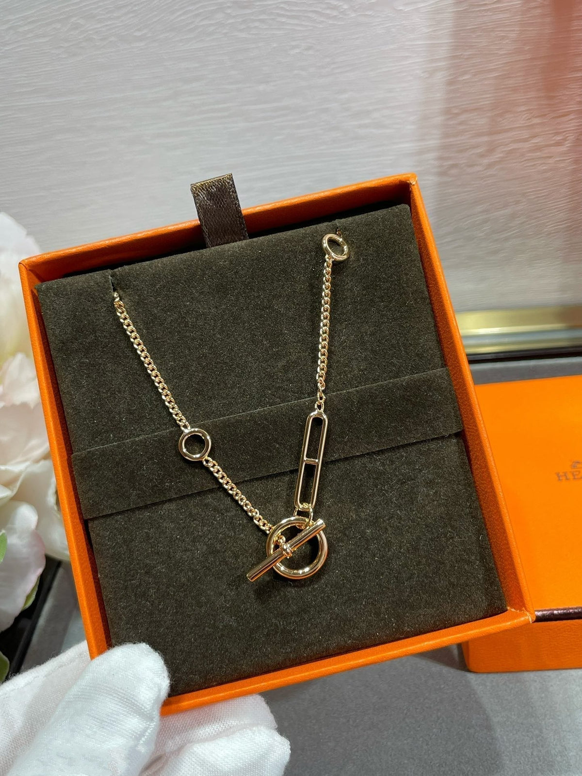 [⭐Hyrra Jewelry]HM STERLING CHAINE D'ANCRE HEART