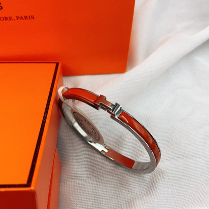 [⭐Hyrra Jewelry]CLASSIC HM CLIC RED 8MM ENAMEL BRACELET
