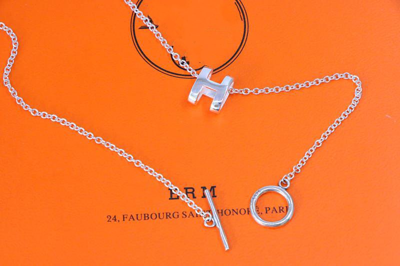 [⭐Hyrra Jewelry]HM NECKLACE H LETTER OVAL SERIES