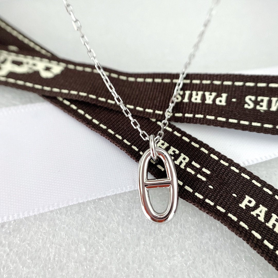[⭐Hyrra Jewelry]HM PIG NOSE NECKLACE