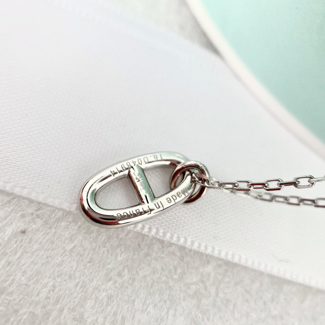[⭐Hyrra Jewelry]HM PIG NOSE NECKLACE