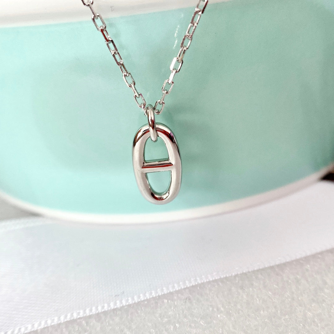 [⭐Hyrra Jewelry]HM PIG NOSE NECKLACE