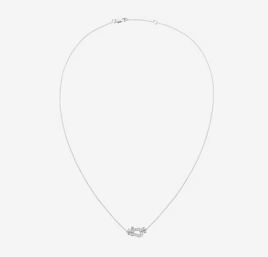 [⭐Hyrra Jewelry]FORCE 10 DIAMOND SILVER NECKLACE MINI MODEL