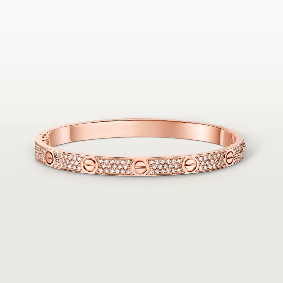 [⭐Hyrra Jewelry]LOVE BRACELET 4.8MM DIAMOND-PAVED