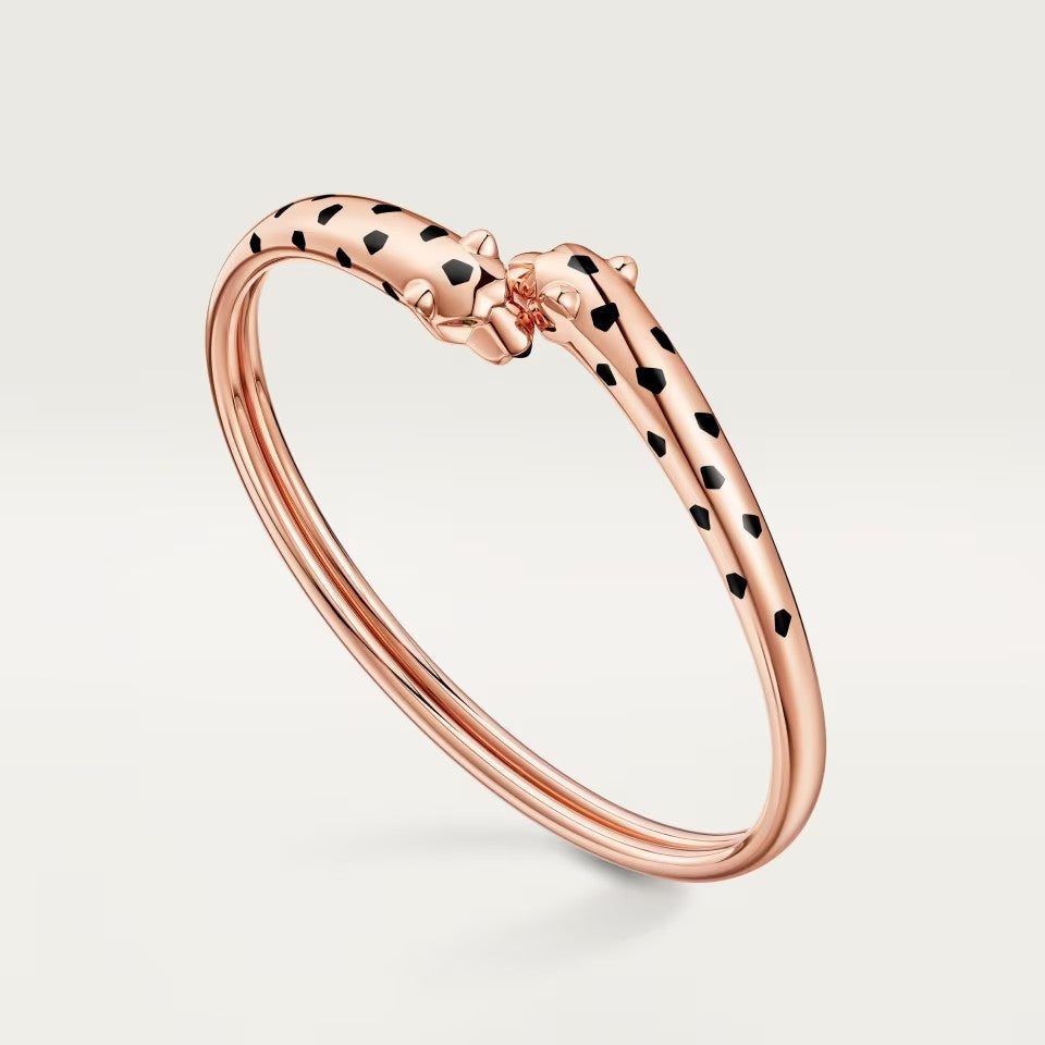 [⭐Hyrra Jewelry]PANTHERE DOUBLE HEADED OPEN BRACELET