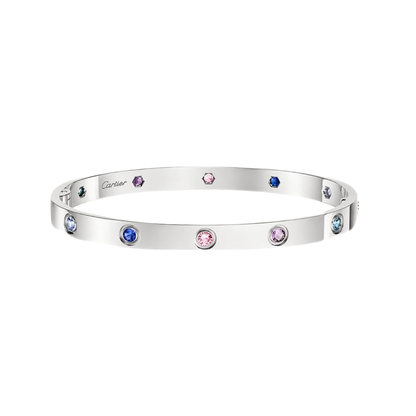 [⭐Hyrra Jewelry] 2026 RAINBOW LOVE BRACELET 6.1MM  10 DIAMONDS