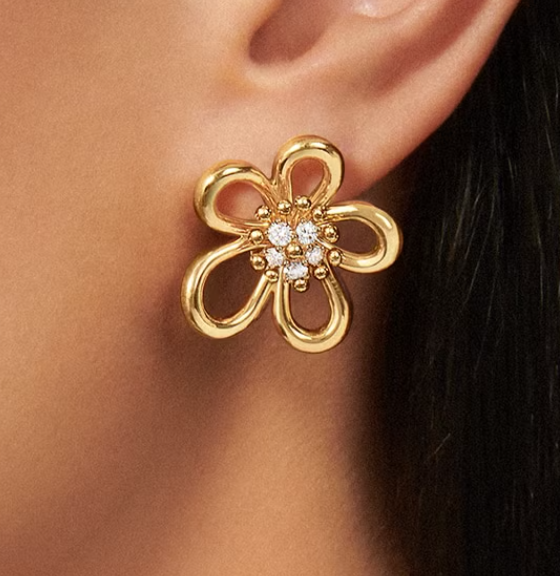 [⭐Hyrra Jewelry]FLOWERLACE EARRINGS
