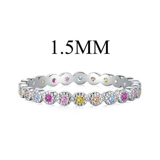 [Hyrra Jewelry]Radiant Sparkling Round Cut Daily Ring